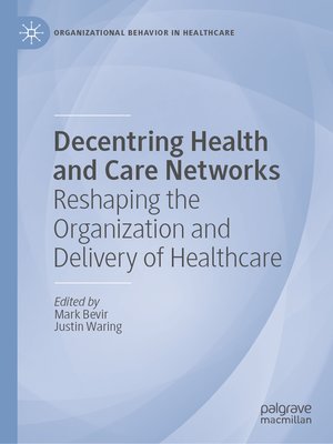 cover image of Decentring Health and Care Networks